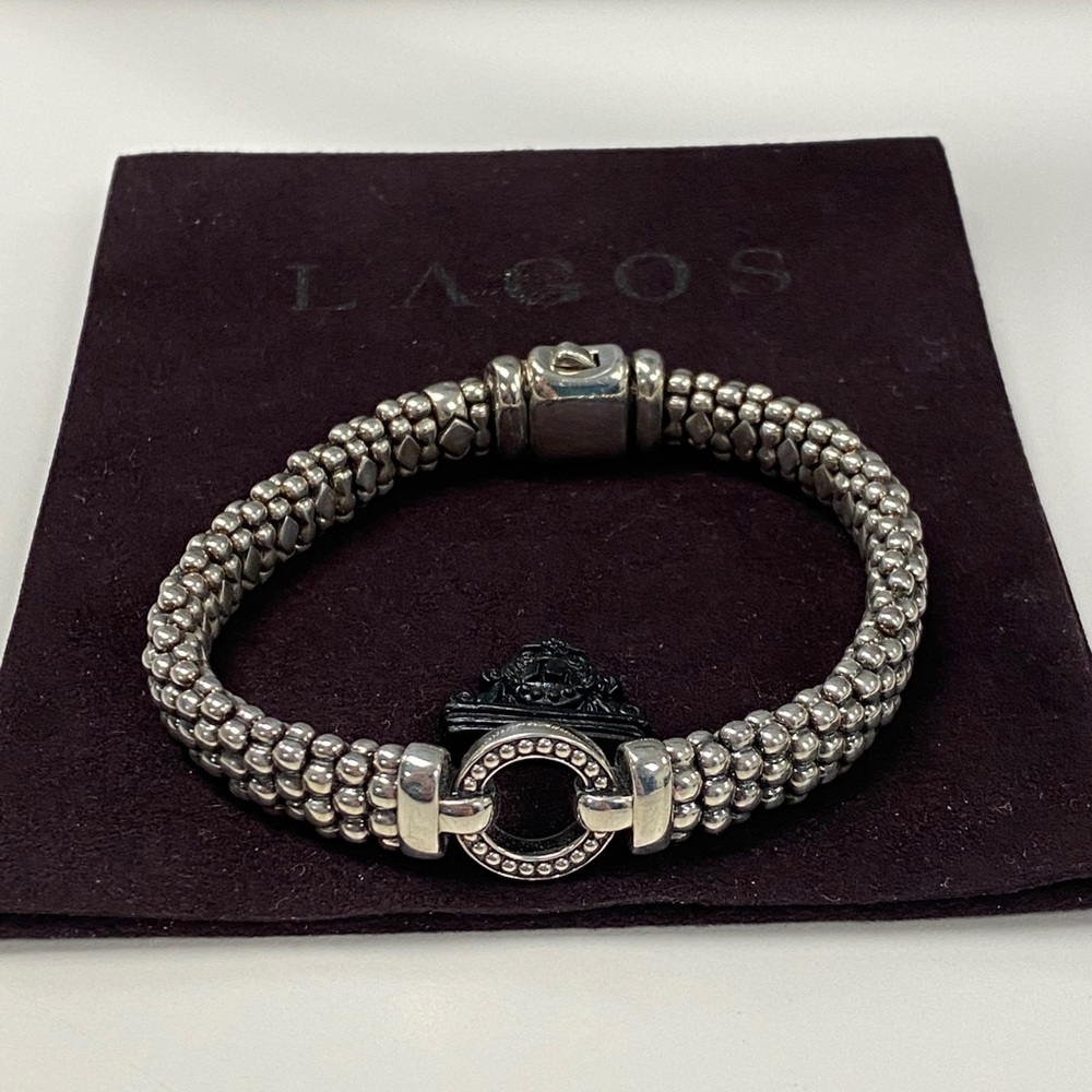 ๐SOLD๐ Lagos Enzo Sterling Silver Bracelet - Picture 1 of 6